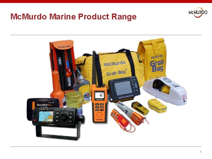 Mc. Murdo Marine Product Range 2 