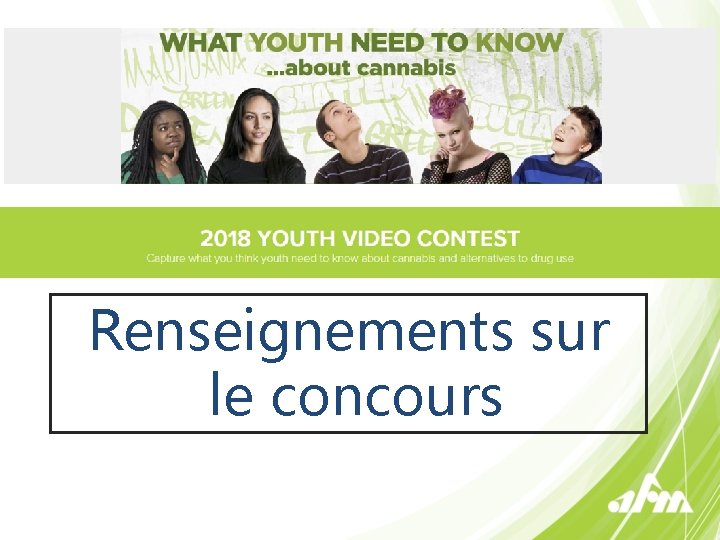 Renseignements sur le concours 