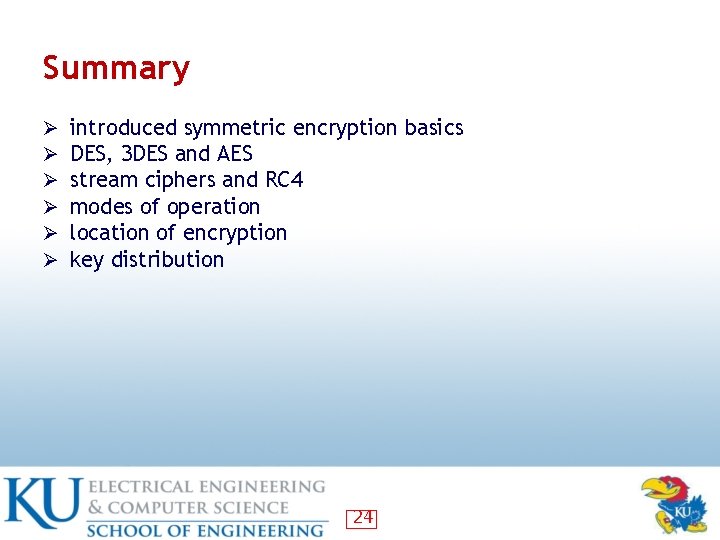 Computer Security Principles and Practice Chapter 20 Symmetric