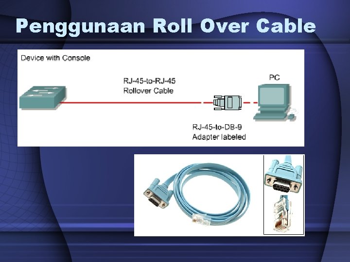 Penggunaan Roll Over Cable 