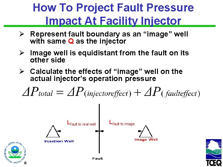 How To Project Fault Pressure Impact At Facility Injector Ø Represent fault boundary as