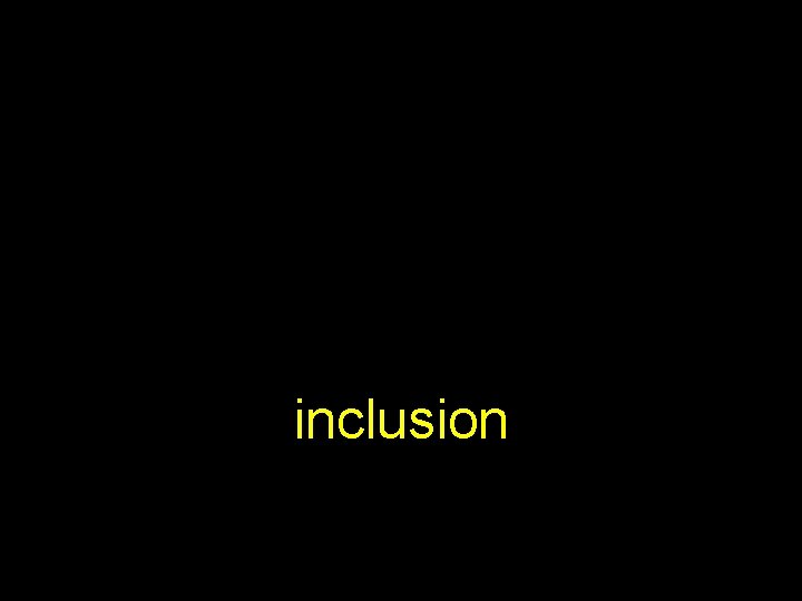 inclusion 