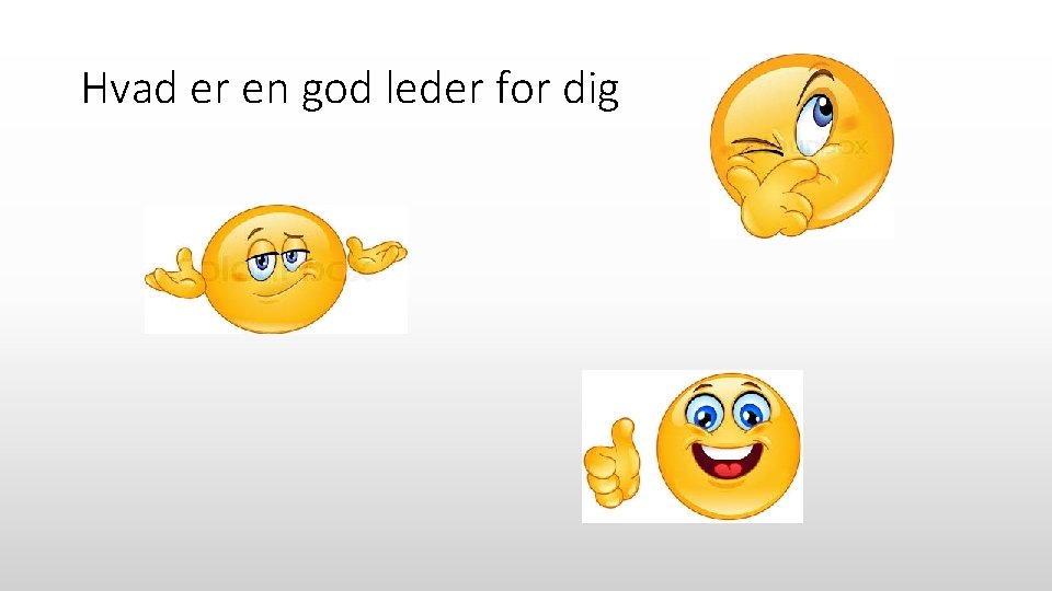 Hvad er en god leder for dig 