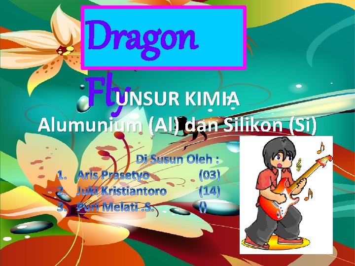 Dragon Fly. UNSUR KIMIA Alumunium (Al) dan Silikon (Si) 