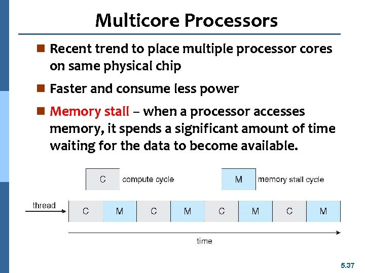 Multicore Processors n Recent trend to place multiple processor cores on same physical chip