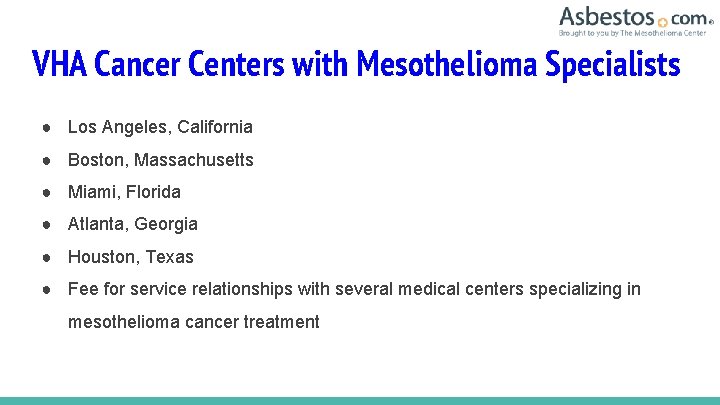 is mesothelioma curative