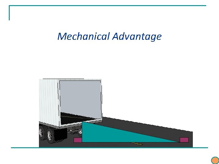 Mechanical Advantage Mechanical Advantage