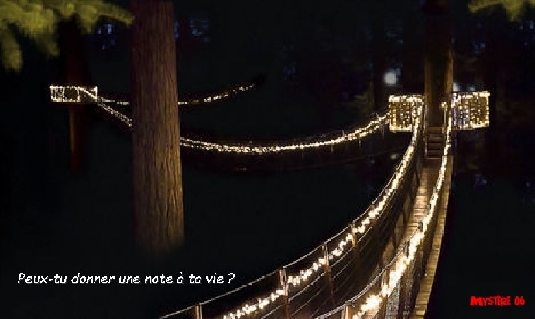 Peux-tu donner une note à ta vie ? 