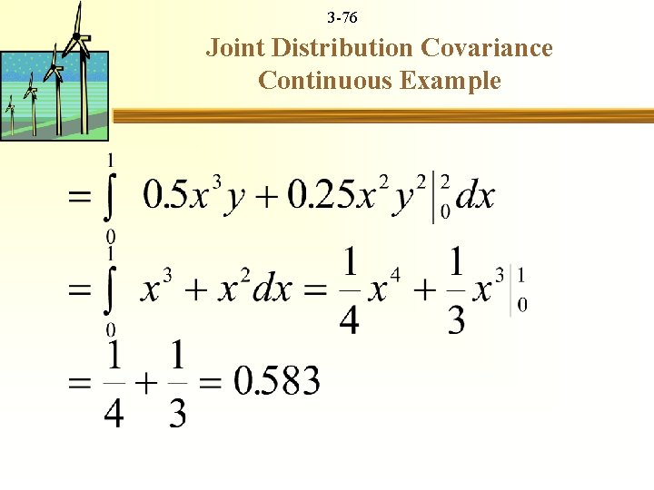 3 -76 Joint Distribution Covariance Continuous Example 