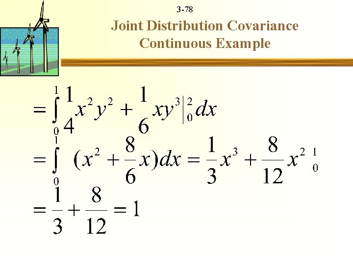 3 -78 Joint Distribution Covariance Continuous Example 