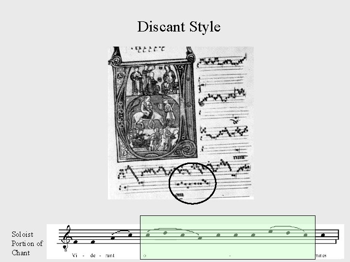 Discant Style Soloist Portion of Chant 