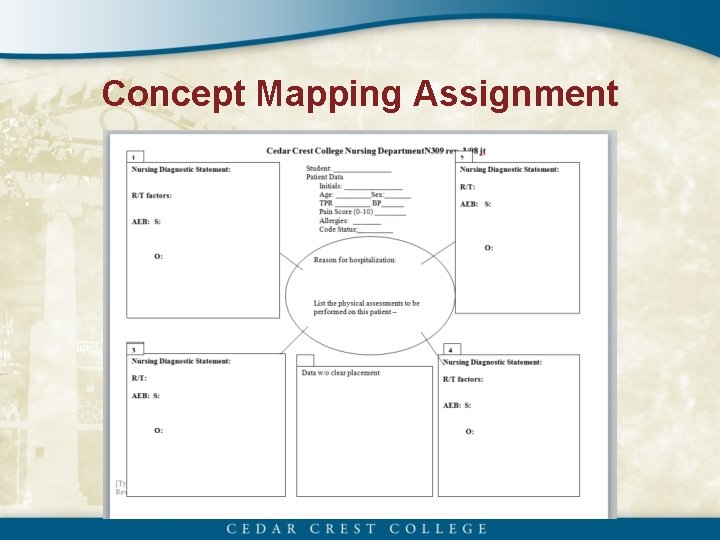 Concept Mapping Assignment 