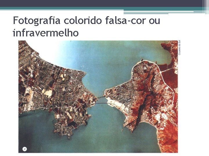 Fotografia colorido falsa-cor ou infravermelho Fotografia colorido falsa-cor ou infravermelho