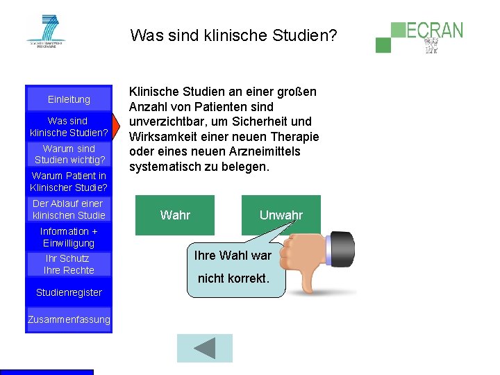 Was sind klinische Studien? Einleitung Was sind klinische Studien? Warum sind Studien wichtig? Warum