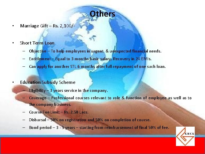 Others • Marriage Gift – Rs. 2, 100/- • Short Term Loan – Objective Others • Marriage Gift – Rs. 2, 100/- • Short Term Loan – Objective