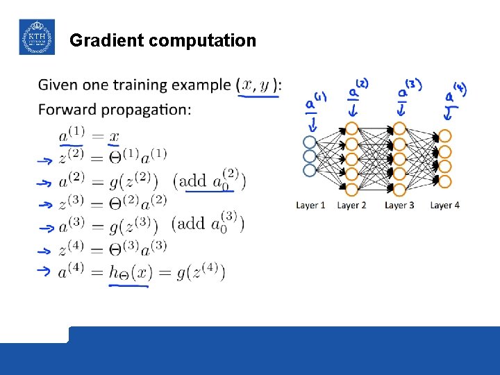 Gradient computation 