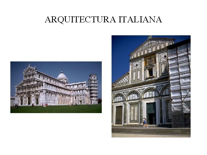 ARQUITECTURA ITALIANA 