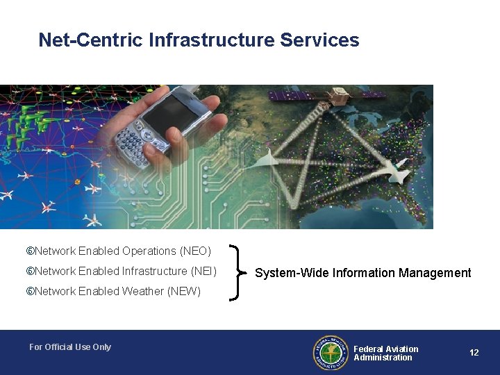 Net-Centric Infrastructure Services Network Enabled Operations (NEO) Network Enabled Infrastructure (NEI) System-Wide Information Management