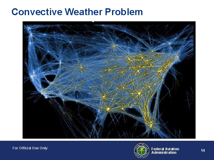 Convective Weather Problem For Official Use Only Federal Aviation Administration 14 