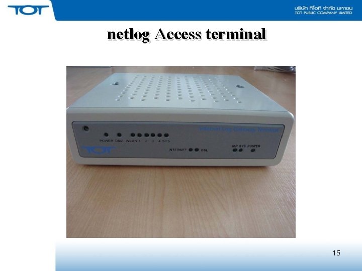 netlog Access terminal 15 