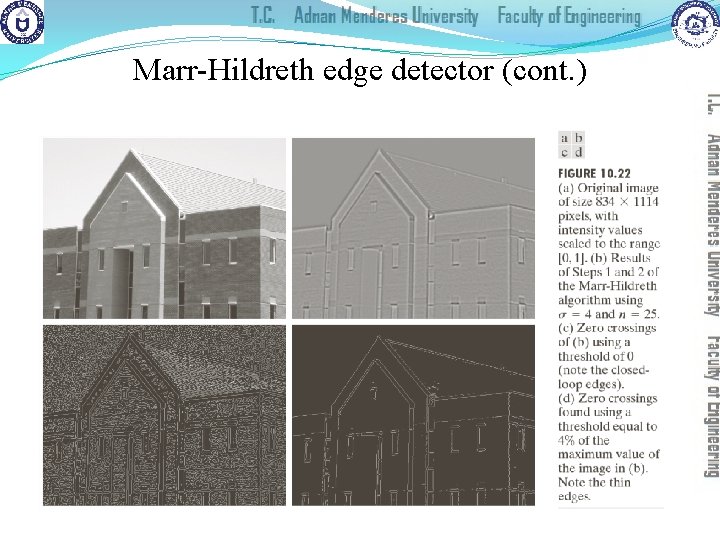 Marr-Hildreth edge detector (cont. ) 