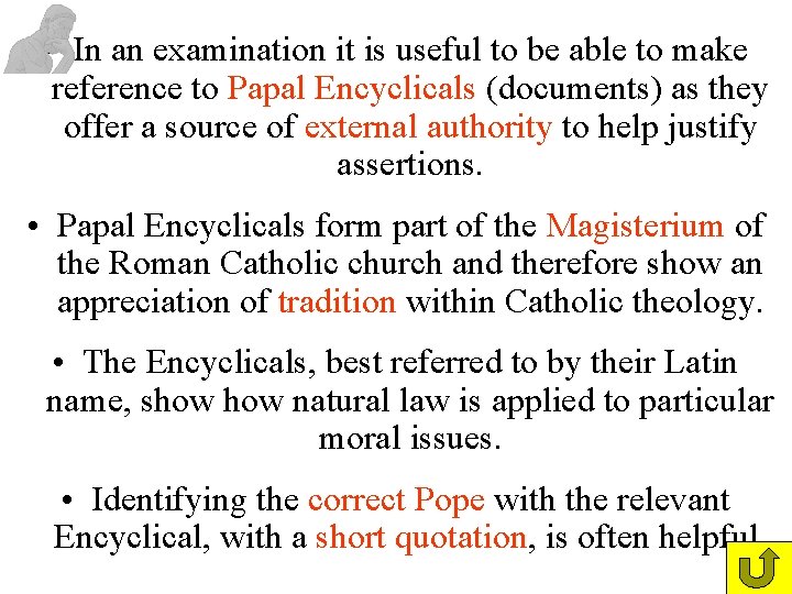 • In an examination it is useful to be able to make reference • In an examination it is useful to be able to make reference