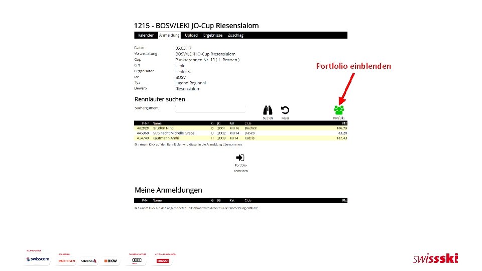 Portfolio einblenden 