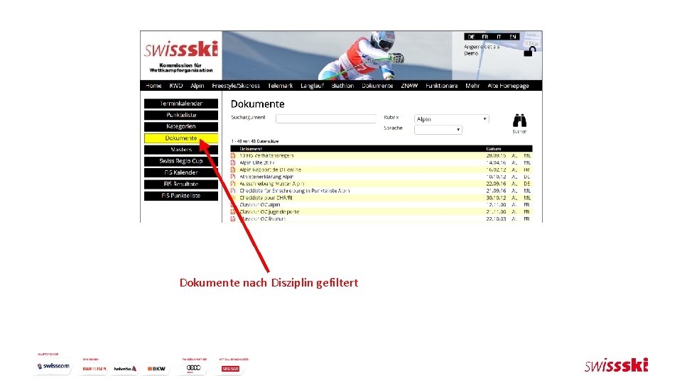 Dokumente nach Disziplin gefiltert 