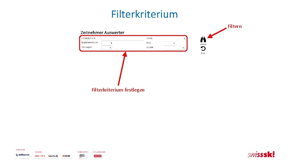 Filterkriterium Filtern Filterkriterium festlegen 