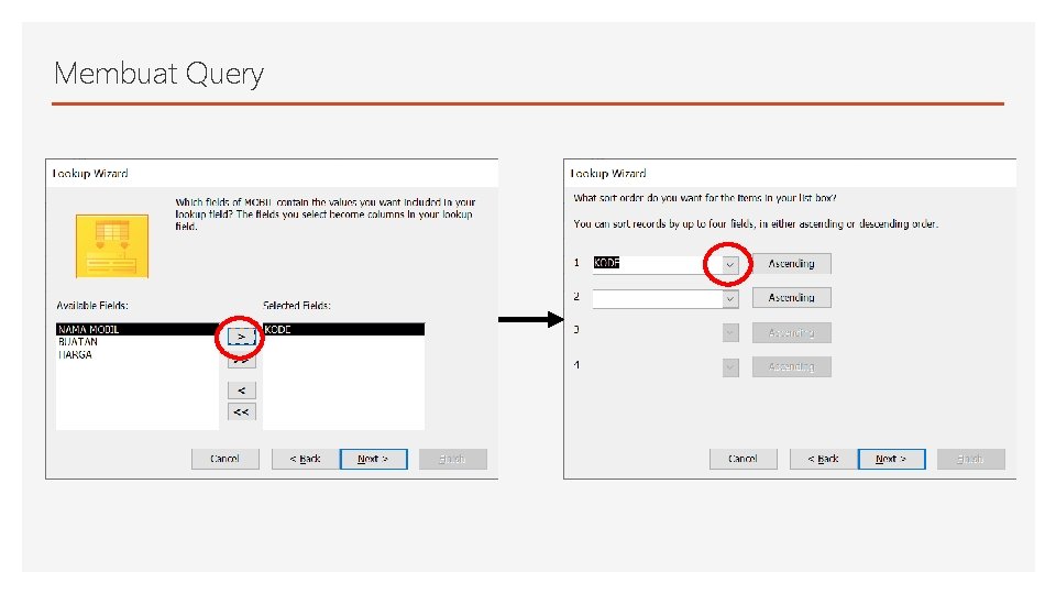 Membuat Query 