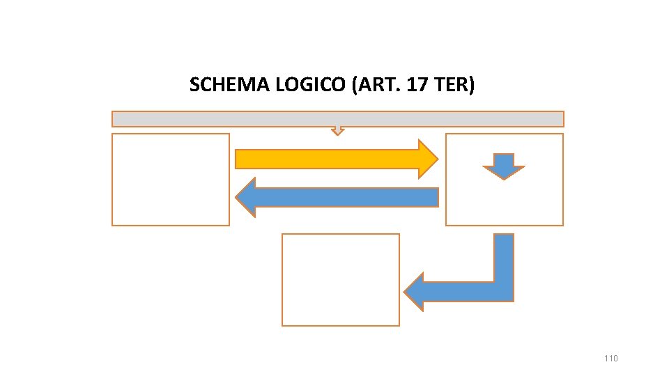 SCHEMA LOGICO (ART. 17 TER) 110 