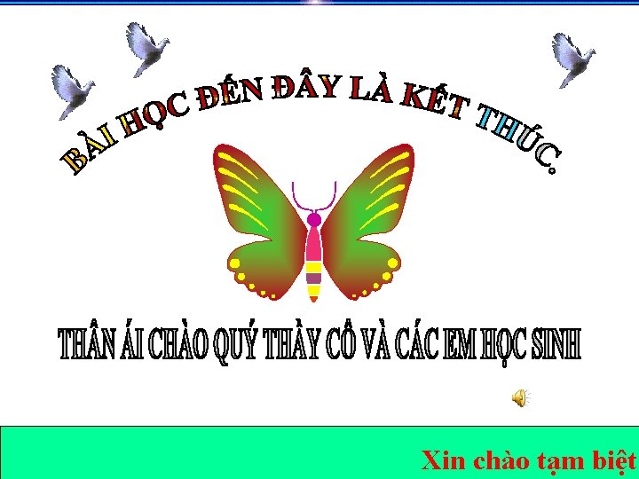 Xin chào tạm biệt 