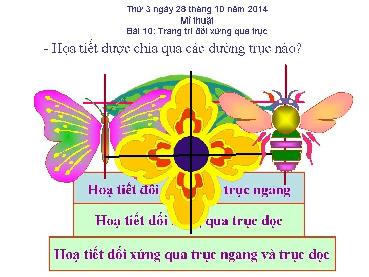 Thứ 3 ngày 28 tháng 10 năm 2014 Mĩ thuật Bài 10: Trang trí