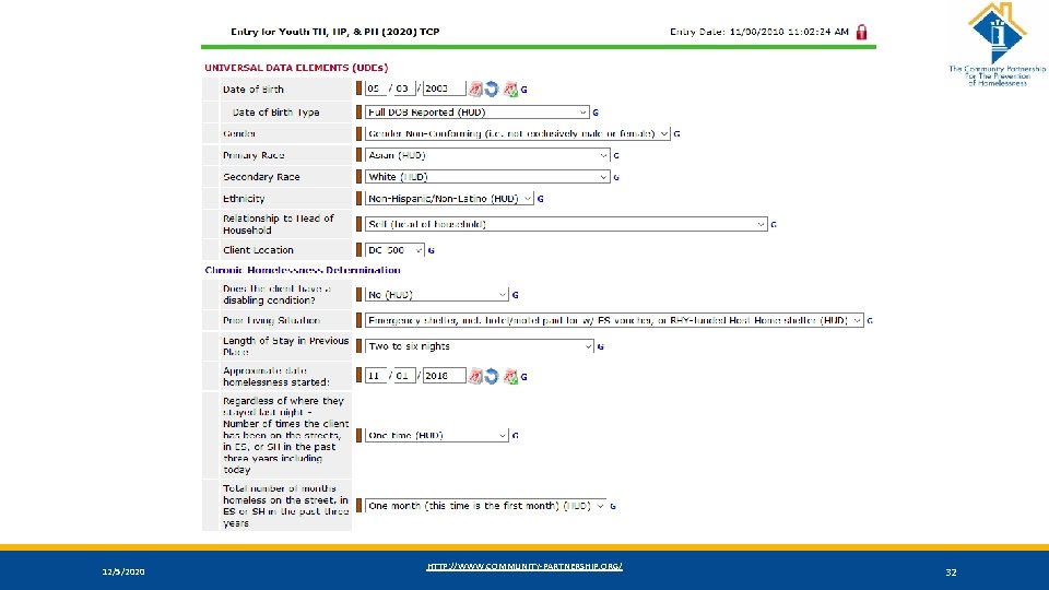 12/5/2020 HTTP: //WWW. COMMUNITY-PARTNERSHIP. ORG/ 32 
