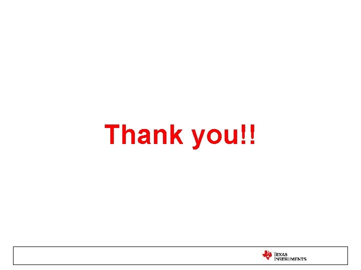 Thank you!! 
