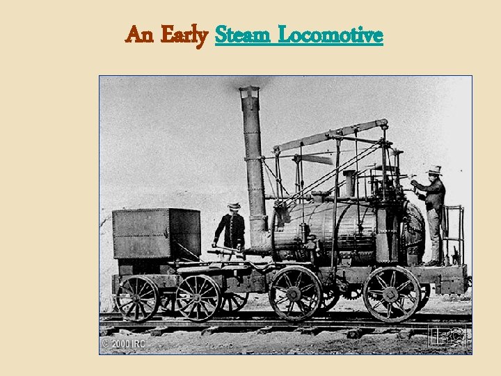 An Early Steam Locomotive 