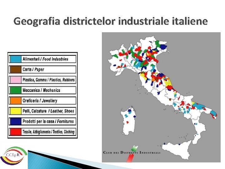 Geografia districtelor industriale italiene 