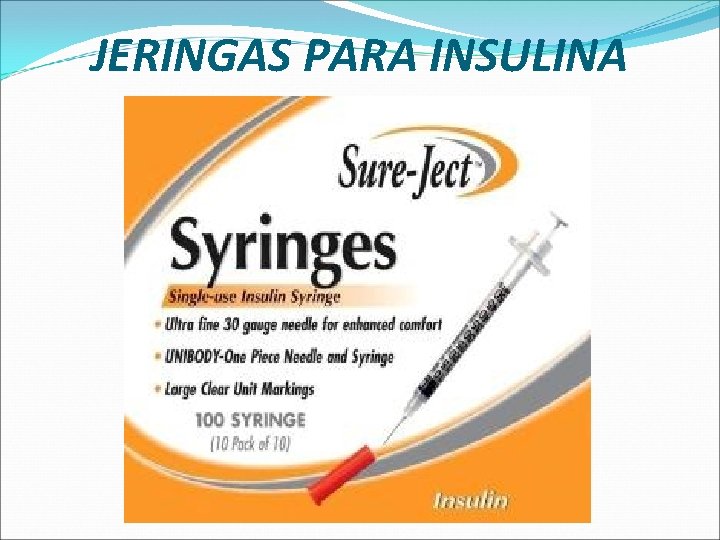 JERINGAS PARA INSULINA 