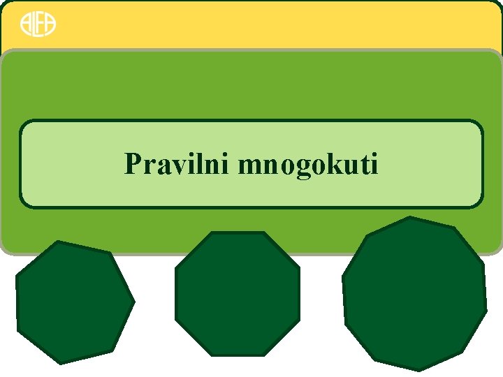 Pravilni mnogokuti 