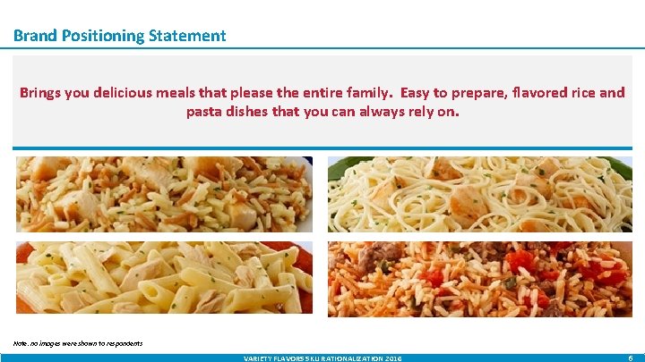 Brand Positioning Statement Brings you delicious meals that please the entire family. Easy to