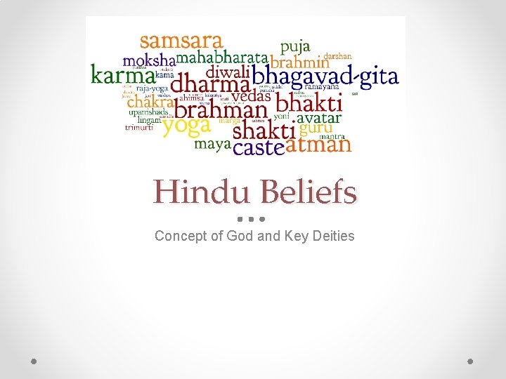 Hindu Beliefs Concept of God and Key Deities 