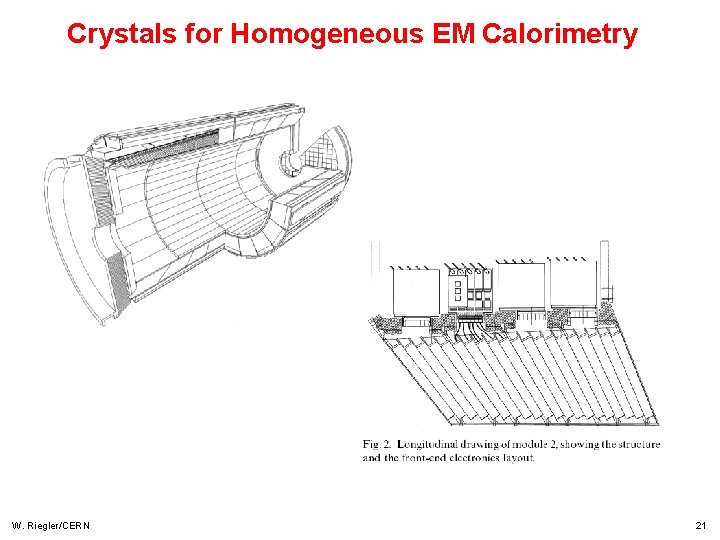 Crystals for Homogeneous EM Calorimetry W. Riegler/CERN 21 Crystals for Homogeneous EM Calorimetry W. Riegler/CERN 21