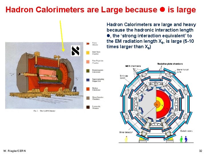 Hadron Calorimeters are Large because is large Hadron Calorimeters are large and heavy because Hadron Calorimeters are Large because is large Hadron Calorimeters are large and heavy because