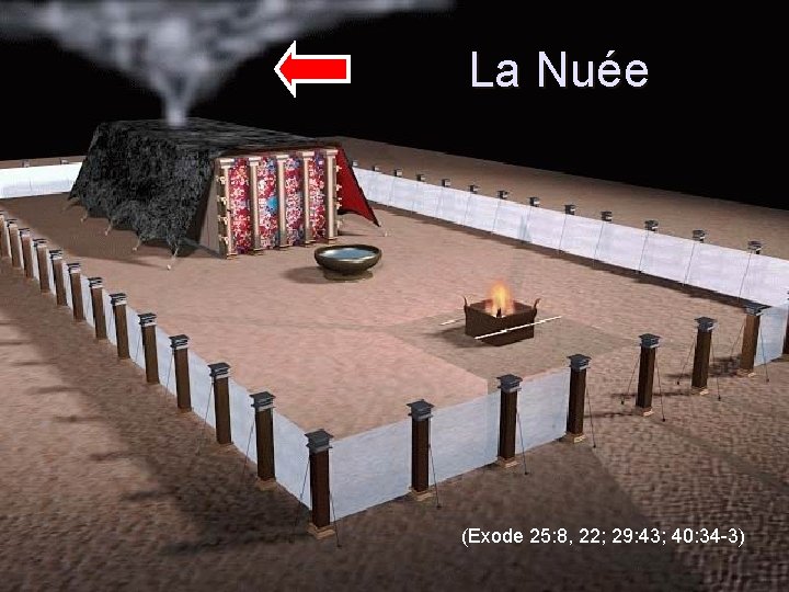 La Nuée (Exode 25: 8, 22; 29: 43; 40: 34 -3) 