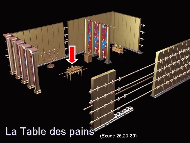 La Table des pains (Exode 25: 23 -30) 