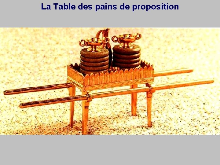 La Table des pains de proposition 