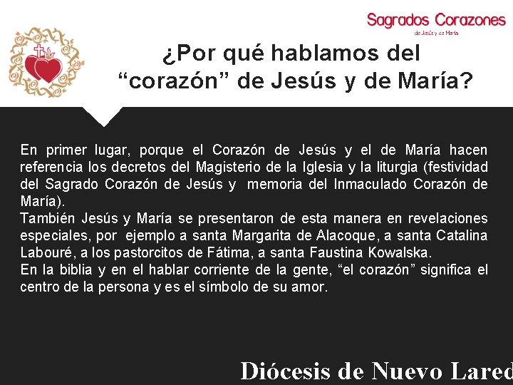 ¿Por qué hablamos del “corazón” de Jesús y de María? En primer lugar, porque