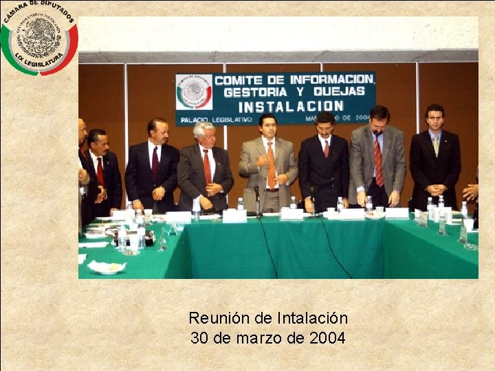 Reunión de Intalación 30 de marzo de 2004 