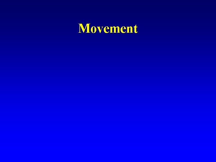 Movement 