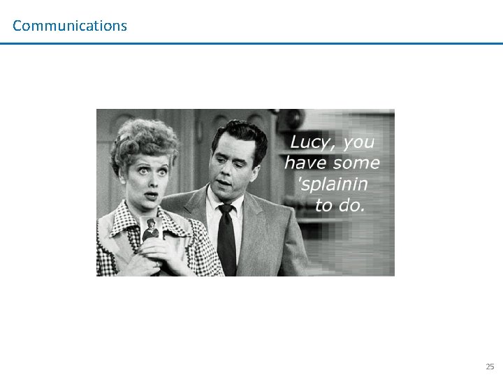 Communications 25 Communications 25